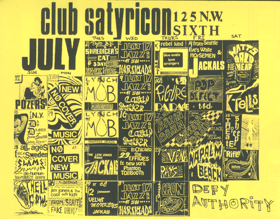 July 1986 Calendar