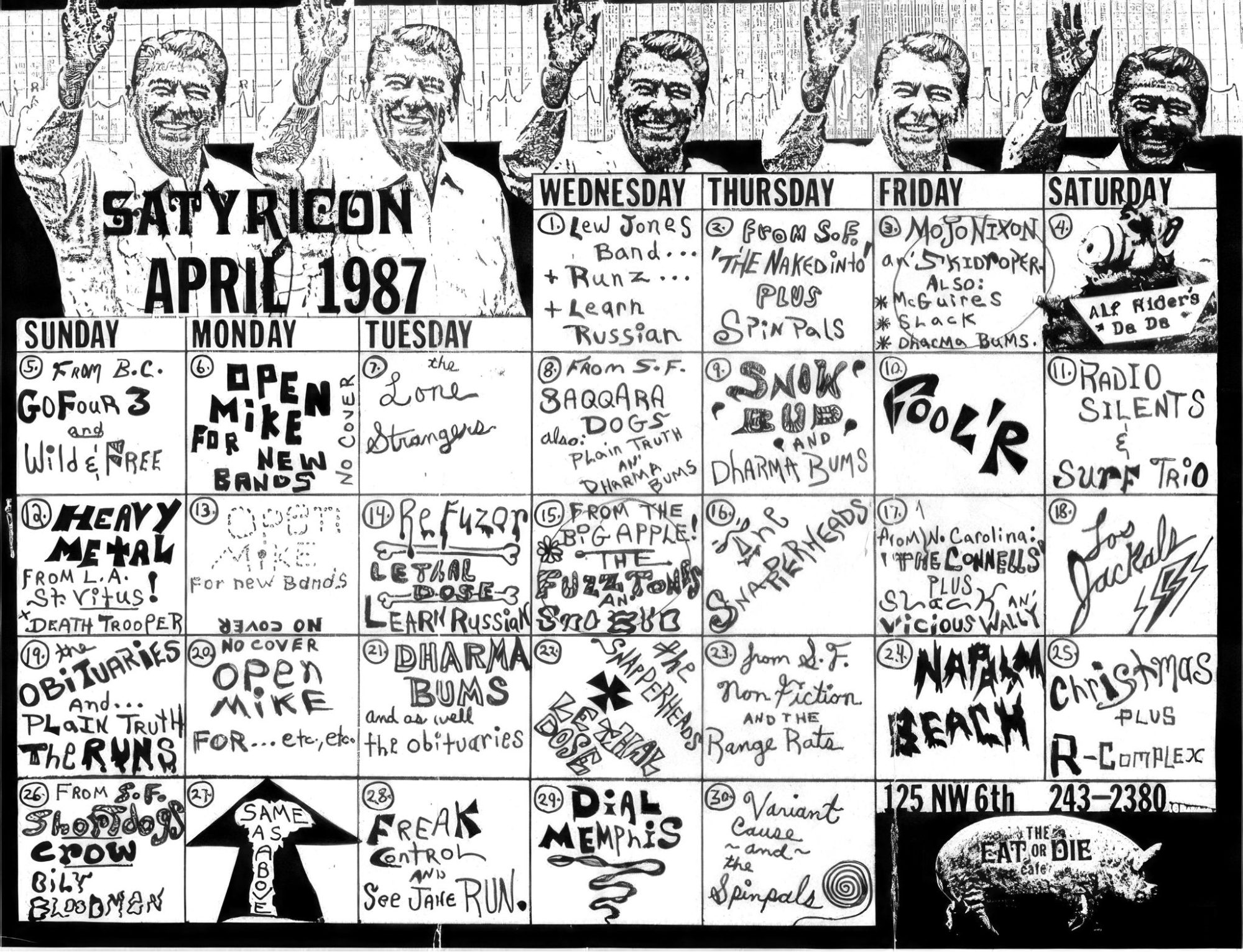 April 1987 Calendar