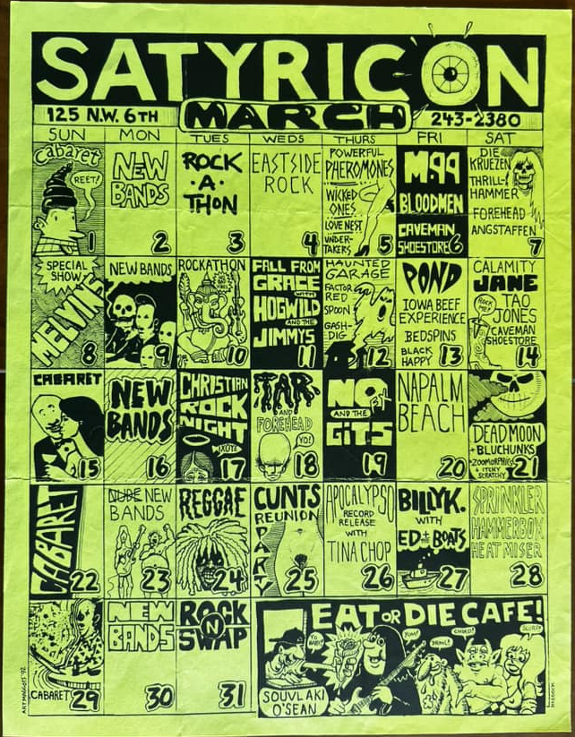 March 1992 Calendar