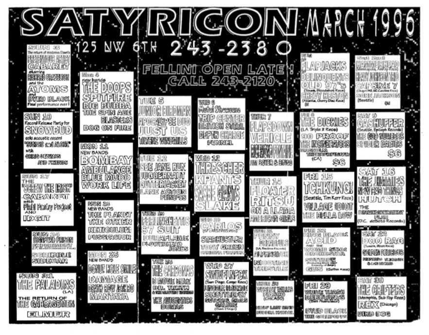 March 1996 Calendar